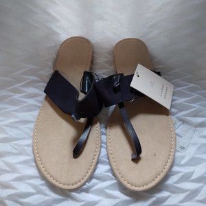 Sapphire Flat Thong Sandals